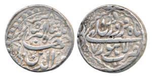 Jahangir (AH 1014-1037, AD 1605-1628), Silver Rupee, 11.35g, Lahore Mint, Farwardin Month,