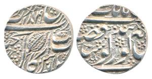 Ranjit Singh, Silver Rupee, 11.10g, Amritsar Mint, Nanakshahi couplet, VS 1879. About Unci