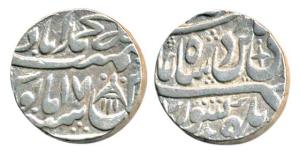 Shuja ud-Daula, Silver Rupee, 11.04g, Muhammadabad Banaras Mint, in the name of Shah Alam 