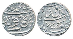 Asaf ud-Daula, Silver Rupee, 10.94g, Muhammadabad Banaras Mint, in the name of Shah Alam I