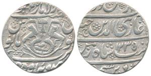 Ghazi-ud-din Haider, Silver Rupee, Lucknow Mint, AH1235/Ahd. Very Fine+.