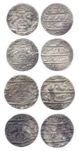 Ghazi-ud-din Haider, Silver Rupee, Dar us- Sultanat Lakhnau Subah Awadh Mint, AH 1234/5, 1