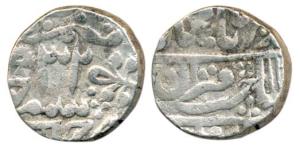 Qila Shahbad Mint, Silver Rupee, 11.24g, in the name of Muhammad Akbar II, RY 32, Sahib-i-