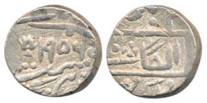 Ram Singh II, Silver Rupee, 11.15g, Jubilee issue, with the name of Queen of England, VS 1