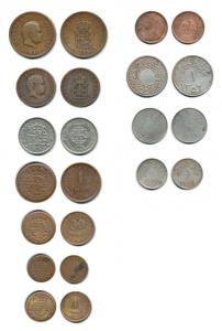 Assorted lot of Copper, Goa, Carlos Copper ½ and ¼ Tanga, Portuguese, Saudi and Hejaz diff
