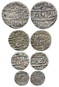 Edward VII, Silver Rupee (8), 1903 to 1910, Bombay Mint, 'B' incuse + dot. Very Fine to Ex