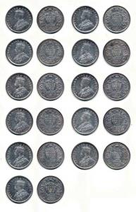 George V, Silver 2 Annas (11), 1913, Bombay Mint. Extremely Fine to About Uncirculated. (1