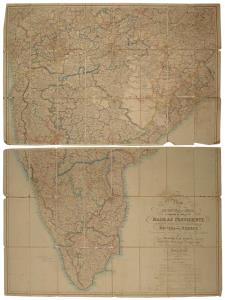 Map of the Indian Peninsula, Comprising of the Madras Presidency and the adjacent territor