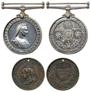 Victoria, Silver Medal, St. John Ambulance Medal awarded to B. M. Darukhanawalla, 1930; Vi