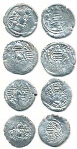 Indo- Sassanian, Rulers of Rajasthan (c. 8th century AD), Anonymous, Silver Dramma (4), ob