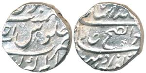 Jahandar Shah (AH 1124, 1712 AD), Silver Rupee, Alamgirpur Mint, AH 1124/Ahd, Fath couplet
