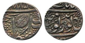 Amritsar Mint, Silver Rupee, Nanakshahi couplet, VS 1885/(18)99 (AD 1827/1842), period of 