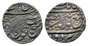 Amritsar Mint, Silver Rupee, Nanakshahi couplet, VS (18)46 (AD 1789), period of rule by Mi