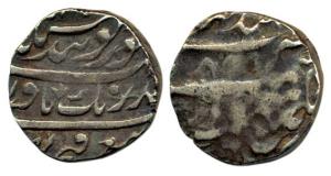 Anandgarh Mint, Silver Rupee, Gobindshahi couplet, VS 1843 (AD 1786) rule of the Misls (He