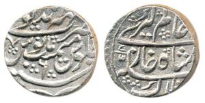 Suraj Mal (1756-63 AD), Silver Rupee, Maha Indrapur (Dig) Mint, in the name of Shah Alam I