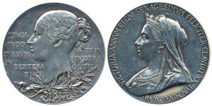 Victoria’s Diamond Jubilee Medal, Silver, 1837-1887, matured bust of the Queen to left on 