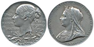 Victoria’s Diamond Jubilee Medal, Silver, 1837-1887, matured bust of the Queen to left on 