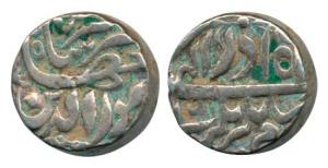 Jahangir, Silver Rupee, 11.32g, Jahangirnagar Mint, Month Azar, RY 16. Very Fine.