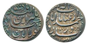 Jahangir, Silver Rupee, 11.36g, Ahmedabad Mint, AH 1031/16, Inayat couplet. Nice toning, E