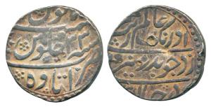 Aurangzeb, Silver Rupee (4), Itawa Mint, RY 33; Surat Mint, AH 1115/47 and AH 1104/36; Mus
