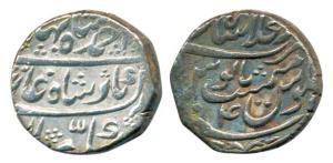 Muhammad Shah, Silver Rupee, 11.22g, Shahjahanabad Mint, RY 4. Very Fine.