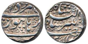 Jahangir, Silver Rupee, 11.36g, Burhanpur Mint, RY 11. Extremely Fine, Scarce.