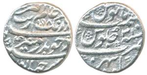 Aurangzeb, Silver Rupee, 11.10g, Sambhar Mint, AH 1094/31. Very Fine, Rare.