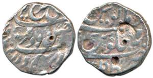 Farrukhsiyar, Silver Rupee, 11.60g, Sikakul Mint. Fine+, Scarce.