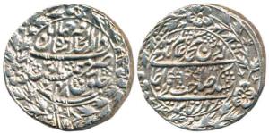 Shah Alam II, Silver Nazarana Rupee, 11.06g, Shahjahanabad Mint, AH 1220/48. Very Fine+, V