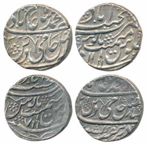 Najib-ud-Daulah and Zabita Khan, Najibabad Mint, in the name of Shah Alam II, AH 1179/7 an