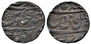 Hafiz Rahmat Khan, Silver Rupee, 11.15g, Aonla Mint, in the name of Shah Alam II, RY 3, cr