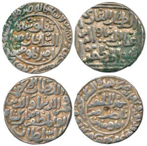 Ghiyath-al-Din Tughlaq, Silver Tanka, Hazrat Delhi Mint, AH 725, in words; Bengal Sultan, 