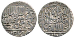 Akbar, Silver Rupee, 11.37g, Shergarh Mint, Kalima type, AH 966 (KM 80.17). Very Fine, Rar
