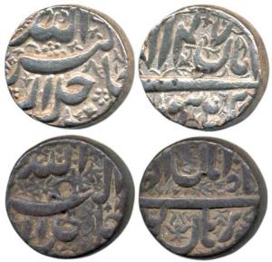 Akbar, Silver Rupee, Burhanpur Mint, Allahu Akbar type, Ilahi 47 Month Aban. About Very Fi