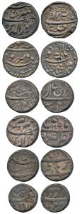 Jahangir, Silver Rupee (6), all different mints and months, Akbarnagar Mint, Month Bahaman