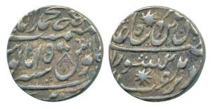 Muhammadabad Banaras Mint, Silver Rupee, 11.19g, in the name of Shah Alam II, Umbrella as 