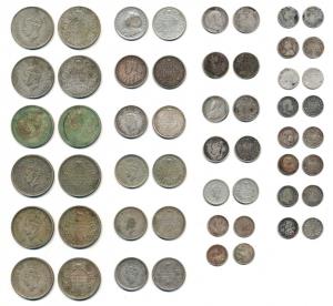 Mixed Lot of Silver and Half Silver (27), Rupee, 1940, Bombay Mint, 1941, Bombay Mint, 194