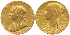 Great Britain, Official Gold Medal for Queen Victoria's Diamond Jubilee, 13g, 1897, 26mm, 