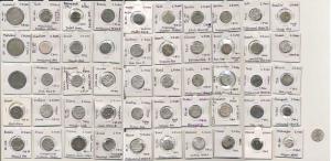 Silver Rupee (51), of 18 different princely states and all different rulers and varieties,