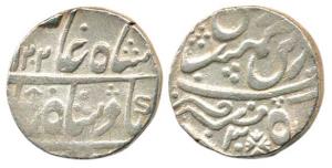 Merta Mint, Silver Rupee, in the name Shah Alam II, AH 1202/30. Fine+.