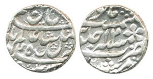 Murshidabad Mint, Silver Rupee, in the name of Shah Alam II, RY 12, (KM 30). Very Fine+, S