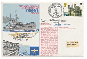 Autograph of Lord Louis Mountbatten of Burma and Major J.L.R. Samson, on First day cover c