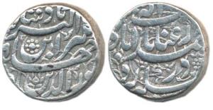 Jahangir, Silver Rupee, 11.32g, Ahmedabad Mint, RY 9, Inayat couplet. Very Fine+.