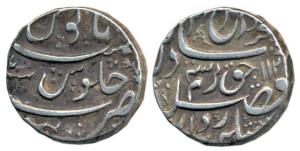 Farrukhsiyar (1713-1719 AD), Silver Rupee, Tatta Mint, AH 112X/4. Very Fine, Scarce.