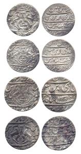 Ghazi ud din Haider (1814–1827 AD), Silver Rupee, Dar us- Sultanat Lakhnau Subah Awadh Min