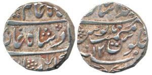 Shahjahanabad Mint, Silver Rupee, in the name of Shah Alam II, RY 12, copy of a Shahjahana