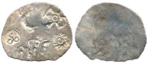 Punch Marked, Magadha Janapada, Silver Karshapana, Series I, five-symbols on obv including