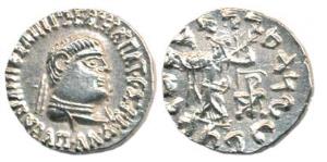 Indo-Greek, Baktria, Apollodotus II (c. 110-80 BC), Silver Drachm, obv. diademed and drape