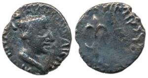 Western Kshatrapa, Nahapana (c. AD 119-124), Silver Drachma, obv. bust of the king and cor