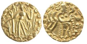 Post-Gupta, East Bengal Samatata region (c. 7th century AD), Sri Sridharanarata, Gold Dina